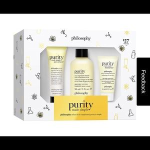 NWT Philosphy Purity Made Simple Holiday Set